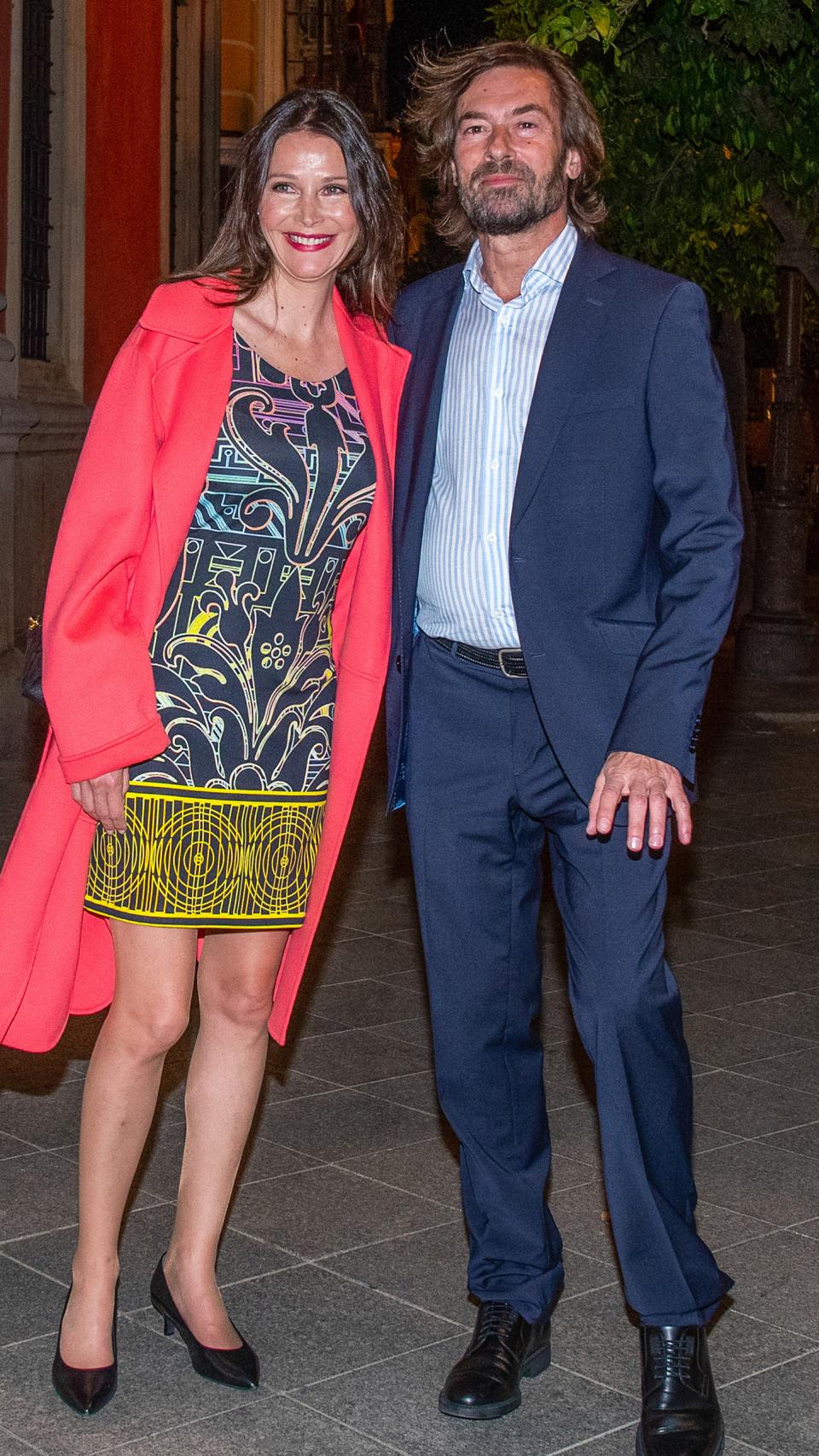 Esther Doña y Santiago Pedraz en un acto público en Sevilla.