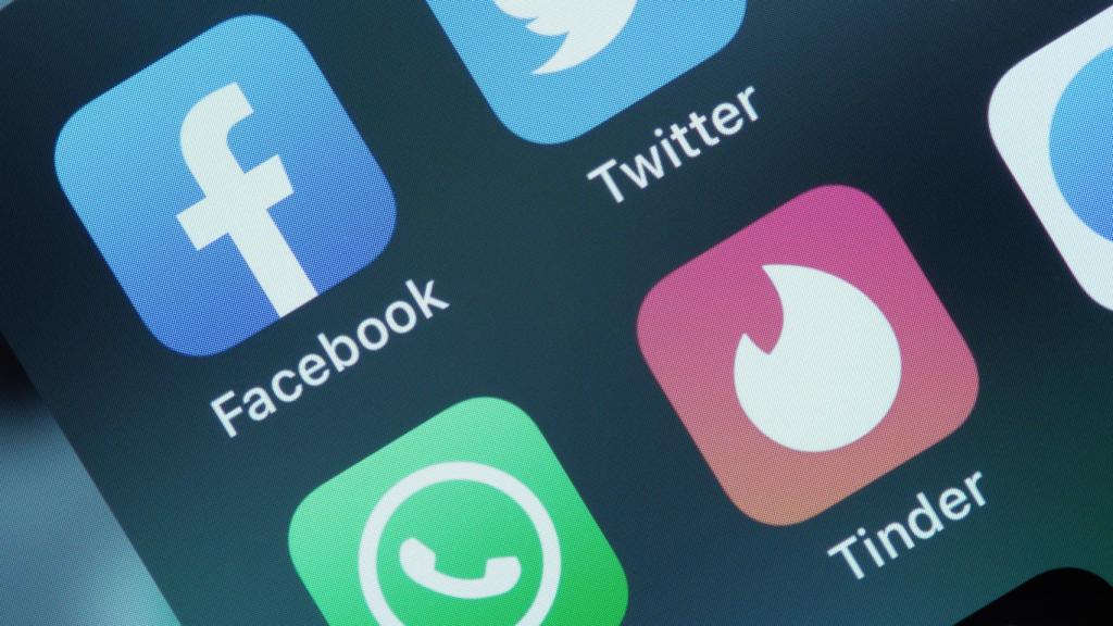 El logotipo de la aplicación de ligue Tinder.