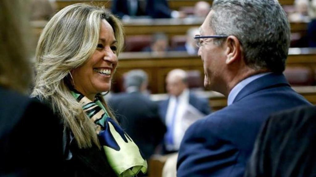 Trinidad Jiménez y Alberto Ruiz-Gallardón.