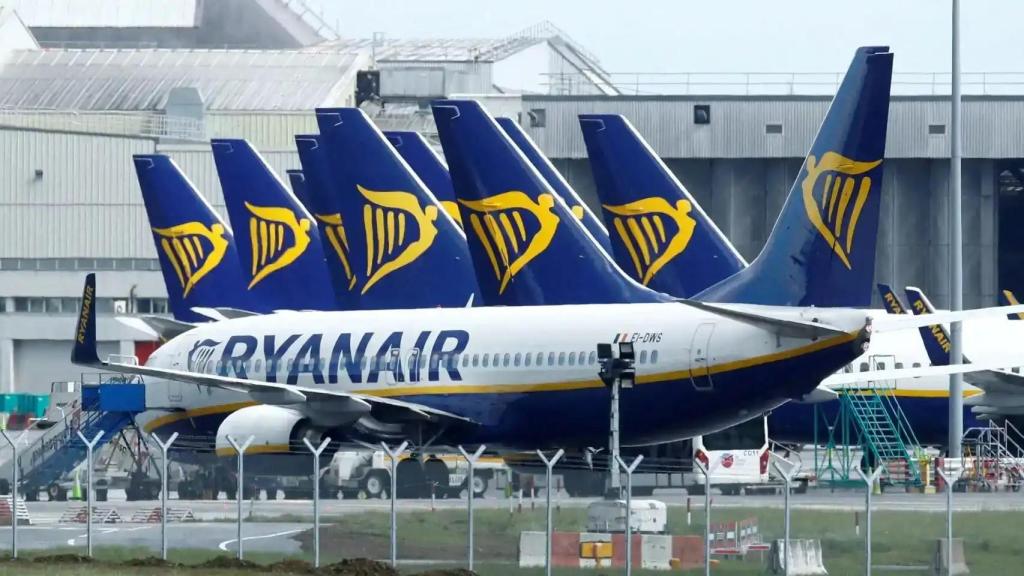 Aviones de Ryanair, en imagen de archivo.