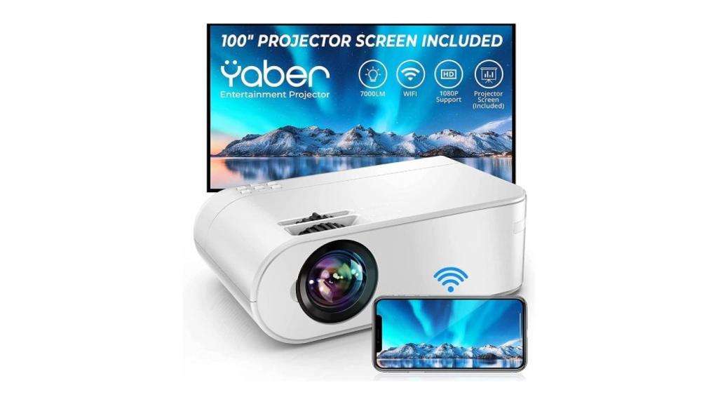 Proyector portátil con WiFi de Yaber