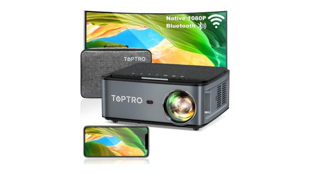 Proyector portátil 4K de TOPTRO
