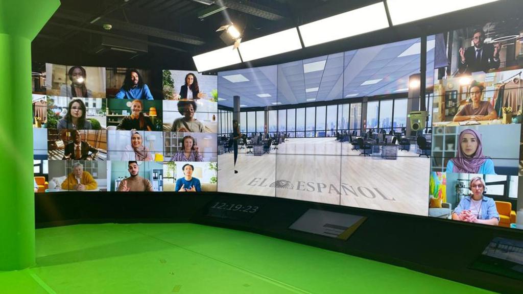 El 'aula inmersiva' de Global Alumni se puede personalizar según las necesidades del docente.