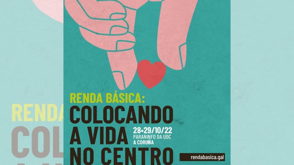 Cartel del XXI Simposio Red Renta Básica.