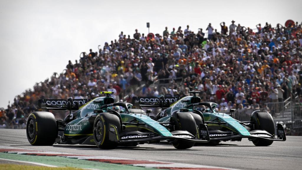Vettel y Stroll en el Gran Premio de Austin.