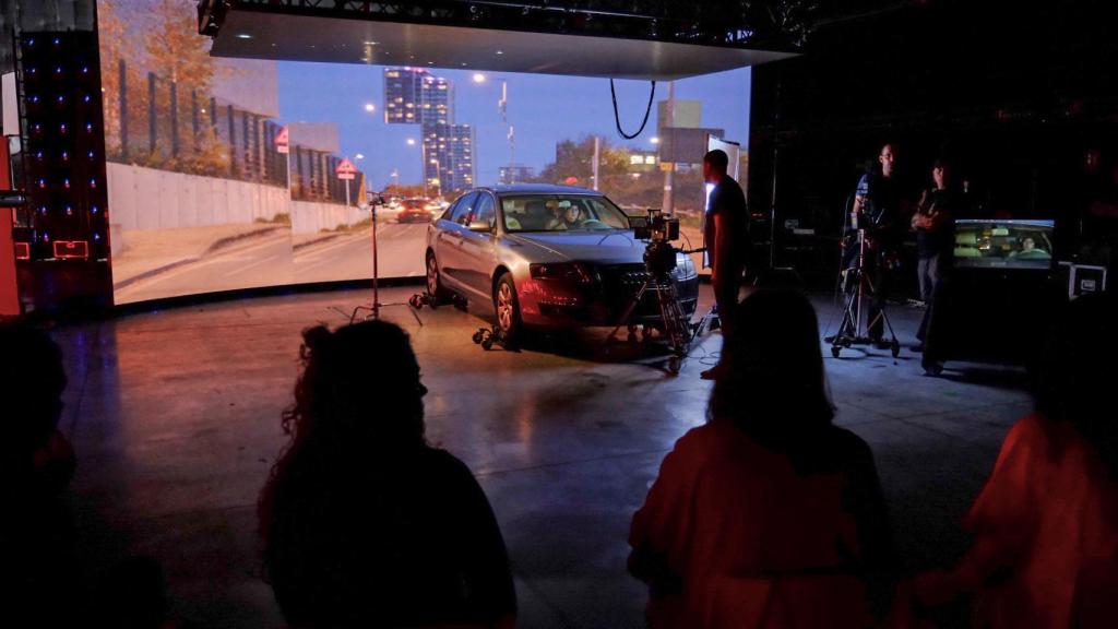 Uno de los set preparados para el Posproduction Summit de Netflix.