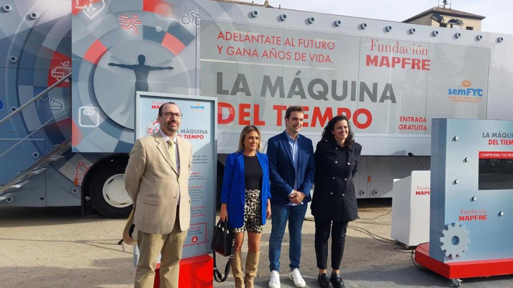 El autobús se ha instalado en el Paseo de Sisebuto de Toledo.