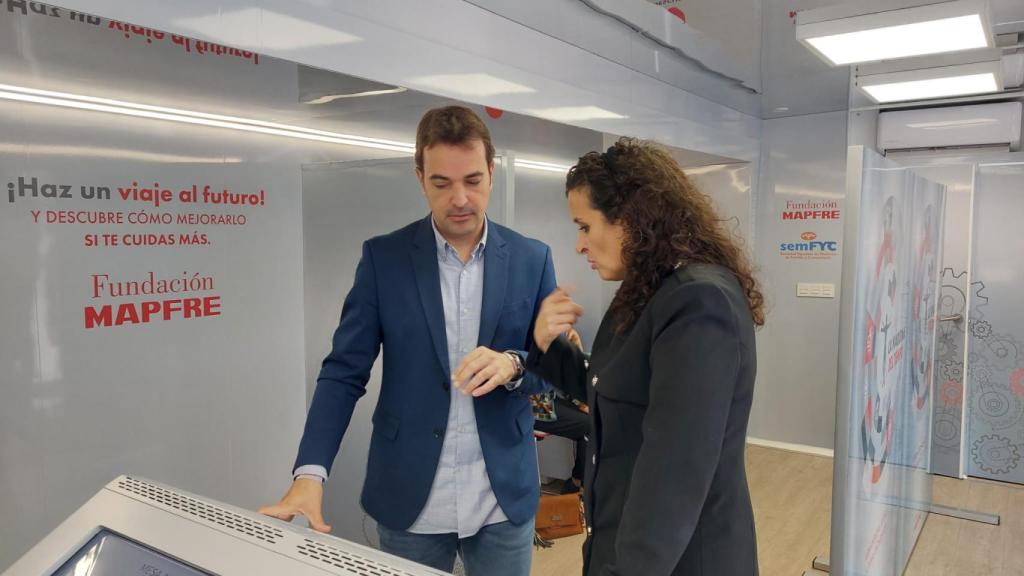 Pablo García y Eva Arranz en 'La Máquina del tiempo'.