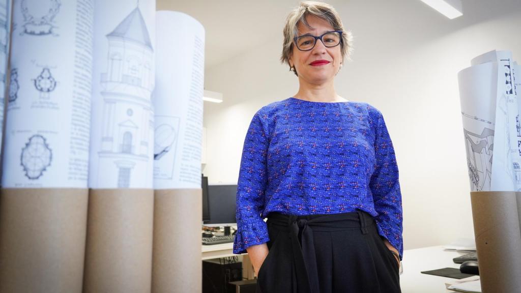 Susana García Bujalance posa en su despacho, en el Centro histórico de Málaga.
