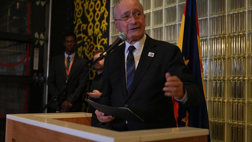 Francisco de la Torre en un reciente acto en Nueva York sobre la Expo 2027.