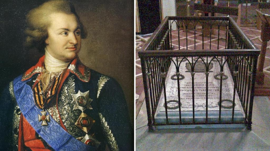 La tumba del comandante Potemkin ha sido expoliada y saqueada por las tropas rusas.