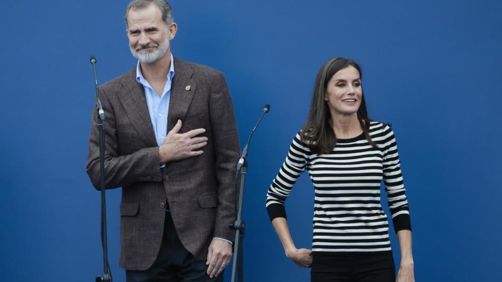Los Reyes se han despedido de la localidad asturiana, ya sin Leonor.