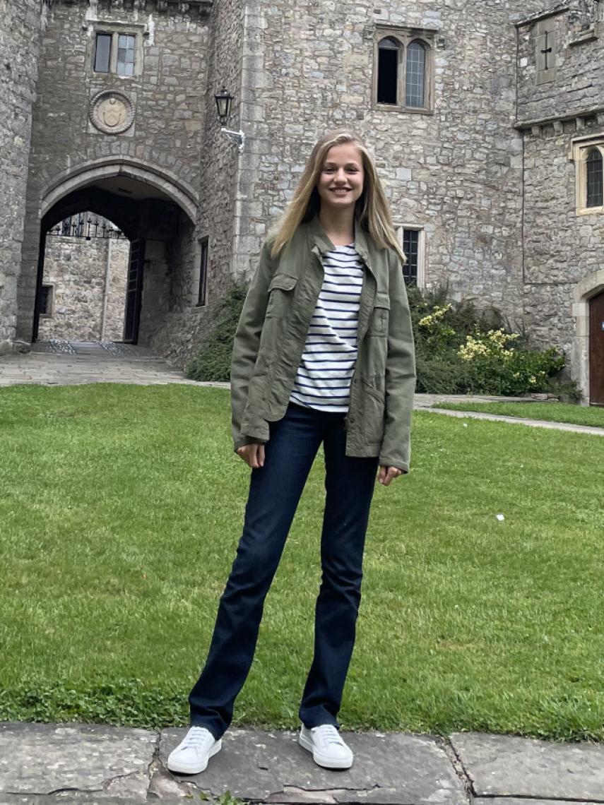 La princesa cursa 2º de bachillerato en Gales.