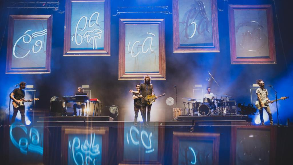 El equipo al completo en el último ensayo.