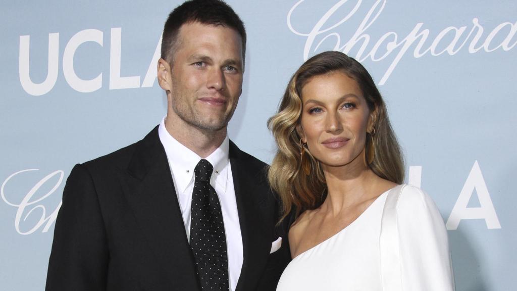 Tom Brady y Gisele Bündchen en una gala.