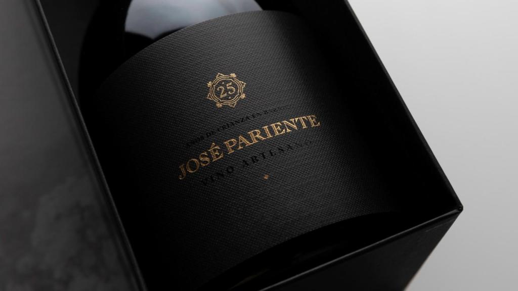 Detalle José Pariente 25 Años en barrica