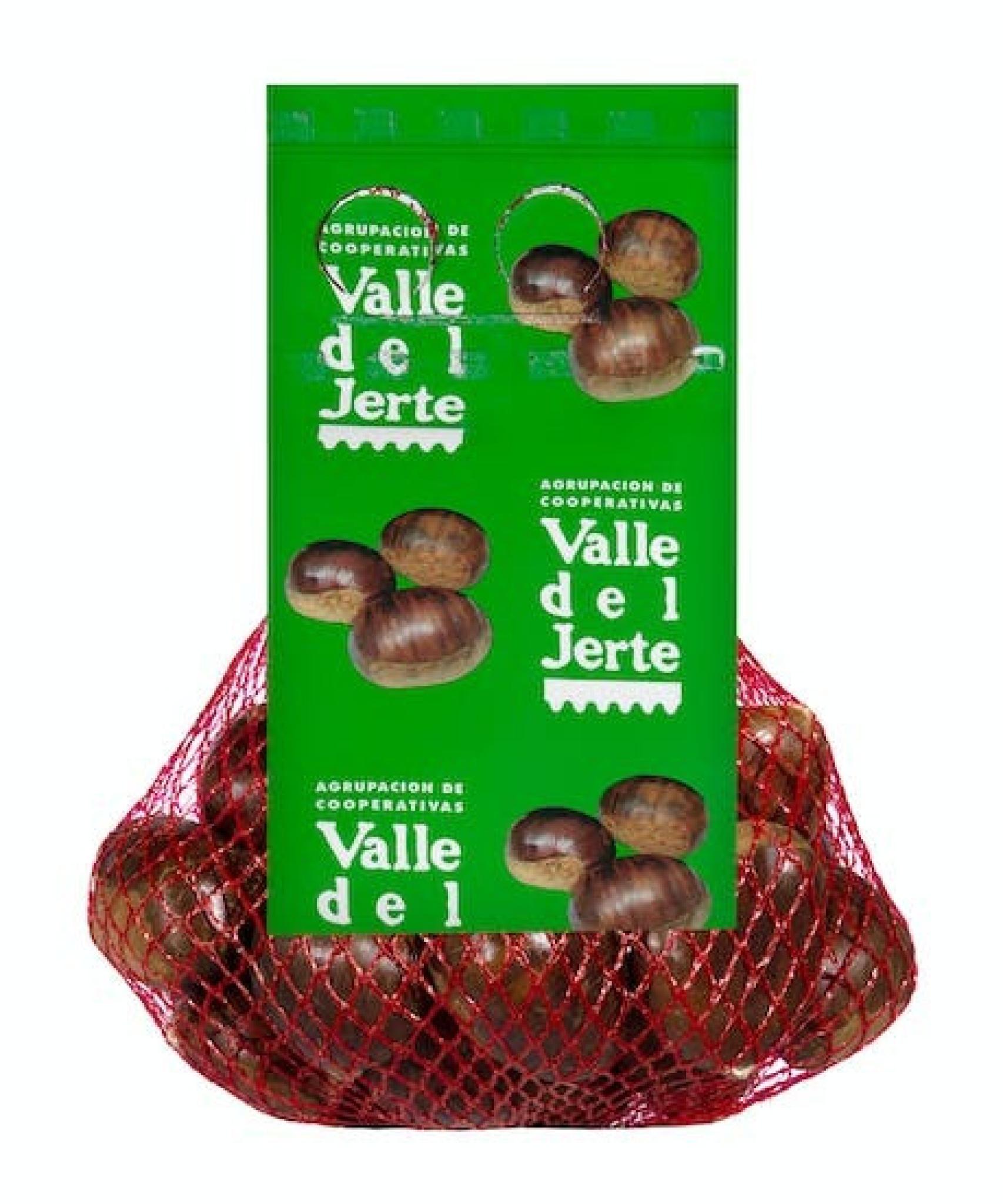 Una malla de castañas de Mercadona.