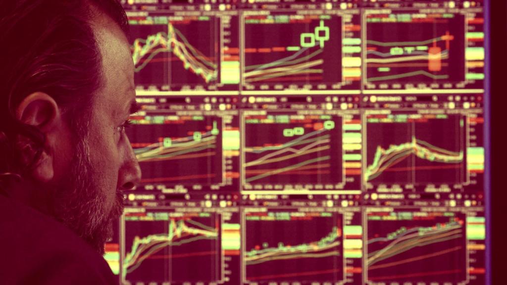 Un inversor en la Bolsa de Nueva York.