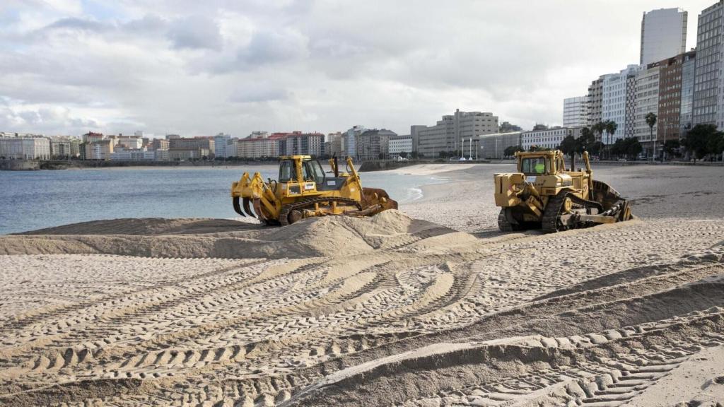 Duna de Riazor, en una imagen de archivo