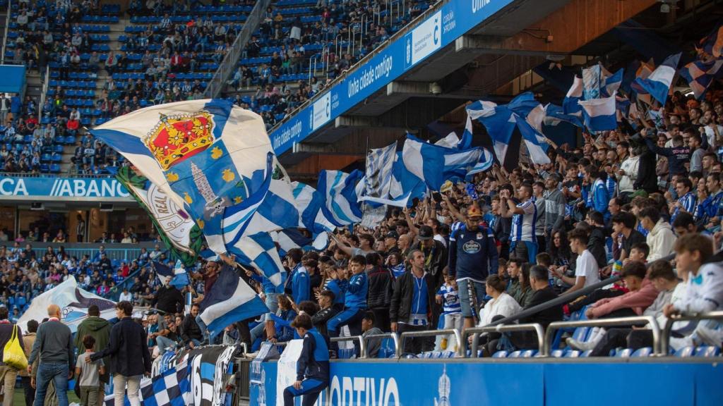 Aficionados del Deportivo.