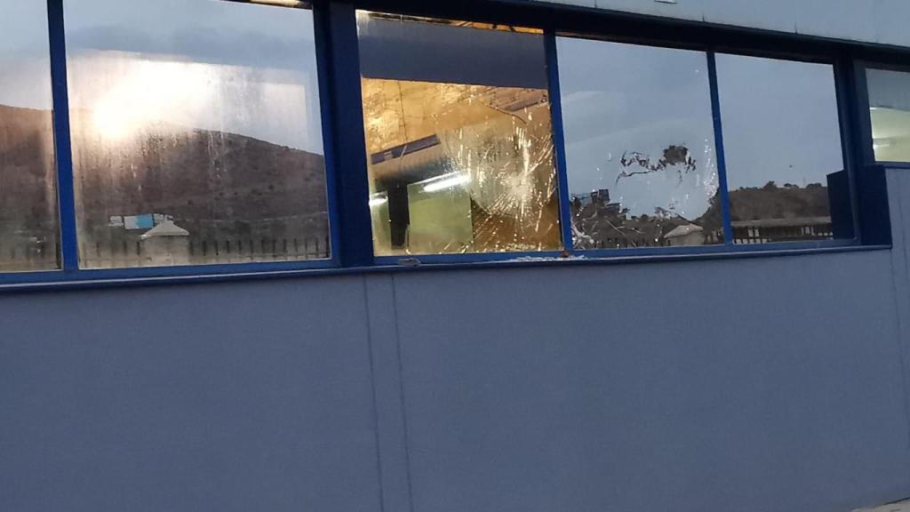 Daños en la instalación deportiva de Torremolinos.