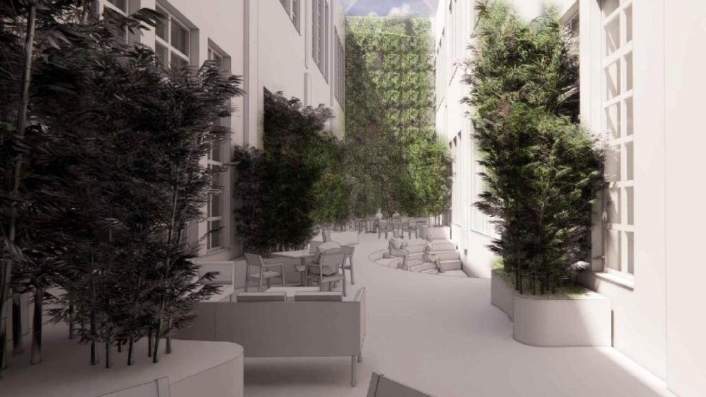 Render de la incubadora en metaverso de Málaga.