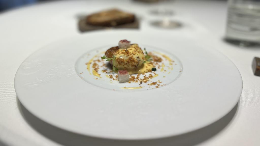 Uno de los pases del menú de Ricard Camarena Restaurant