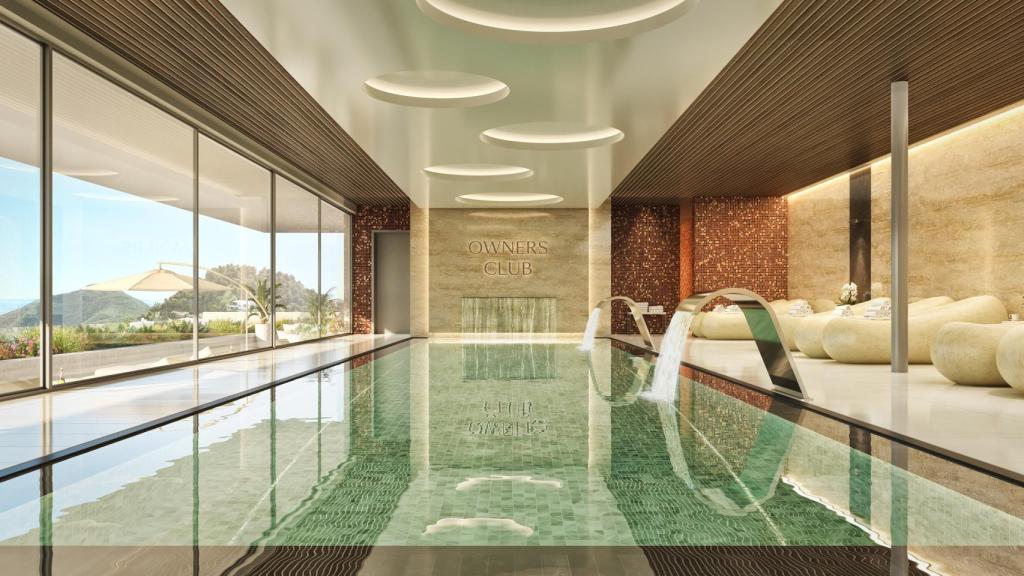 Imagen del spa proyectado.