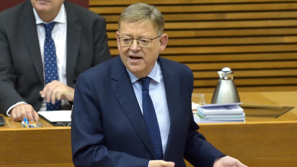 Ximo Puig interviene en la sesión de control al Gobierno valenciano celebrada el jueves pasado.
