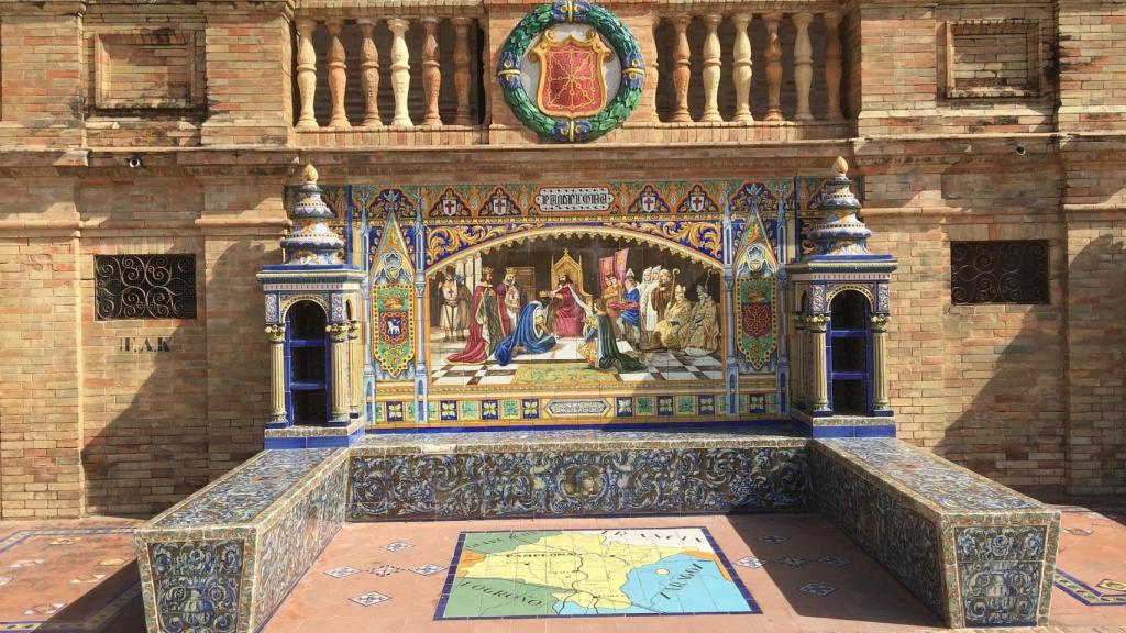 Los bancos de la Plaza de España (Sevilla)