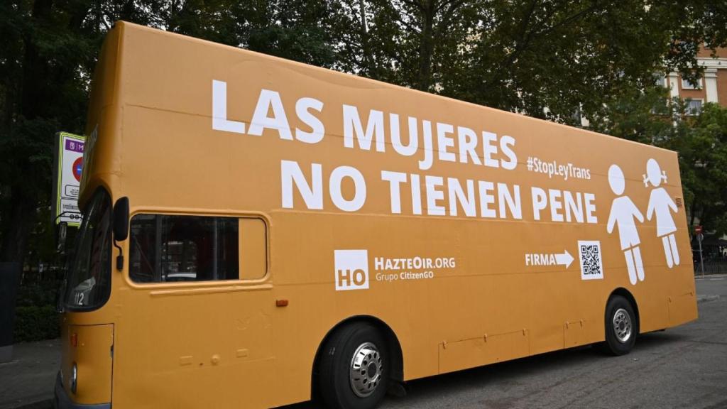 El nuevo autobús de la organización HazteOír.