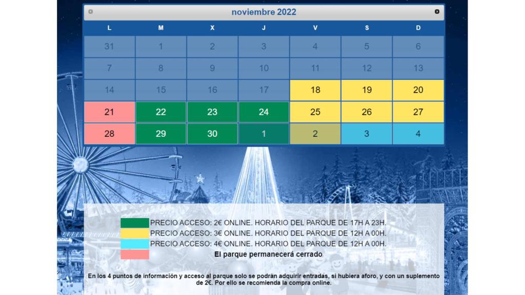 Precios Mágicas Navidades