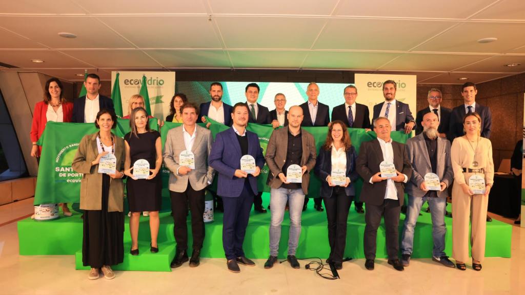 Los hosteleros galardonados por Ecovidrio