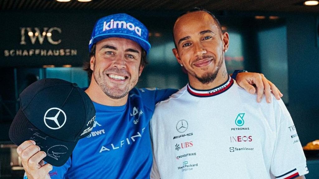 Fernando Alonso y Lewis Hamilton