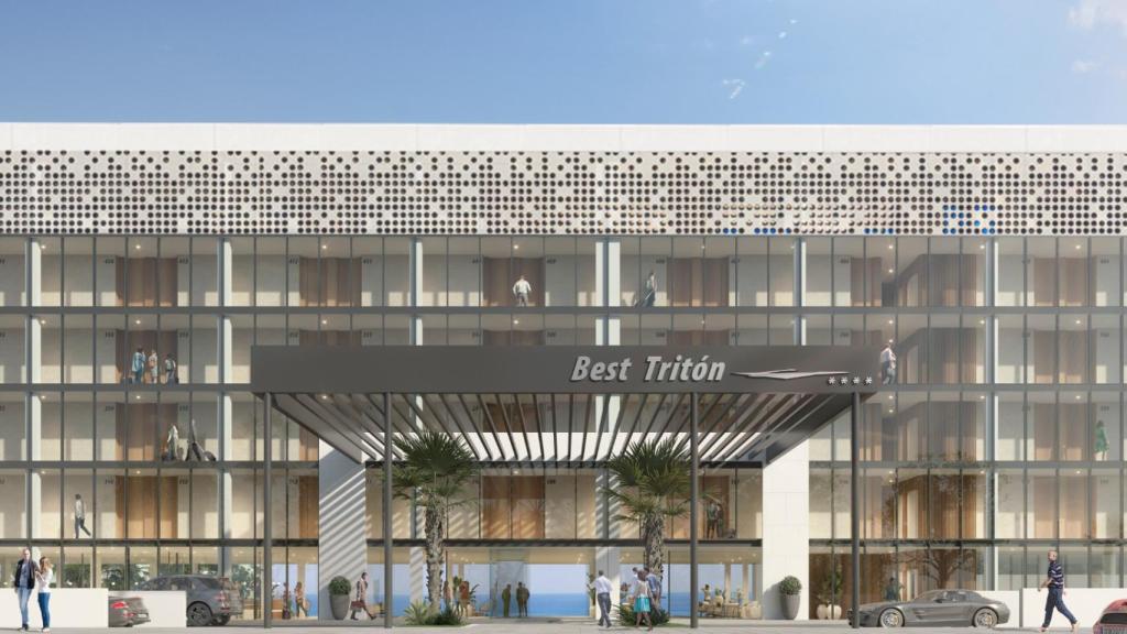 Fachada prevista para el hotel Best Tritón de Benalmádena.