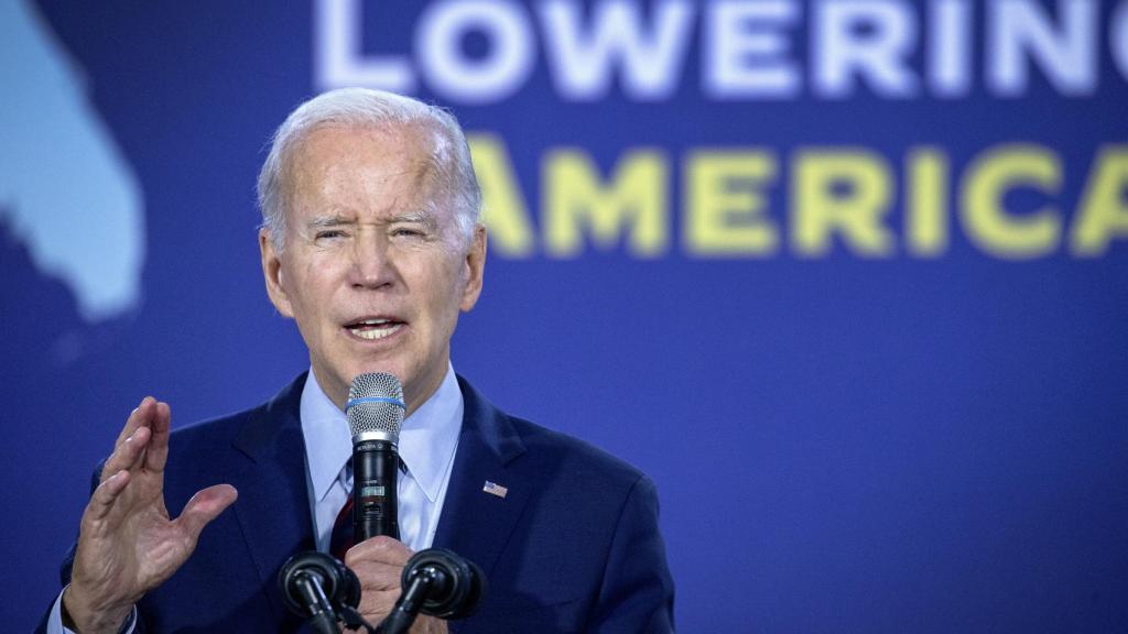 Joe Biden, en Florida.