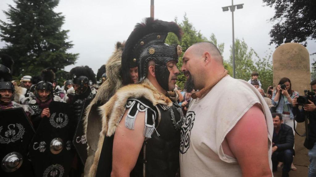 Último día de la festividad de Arde Lucus 2022, a 12 de junio de 2022, en Lugo, Galicia (España).