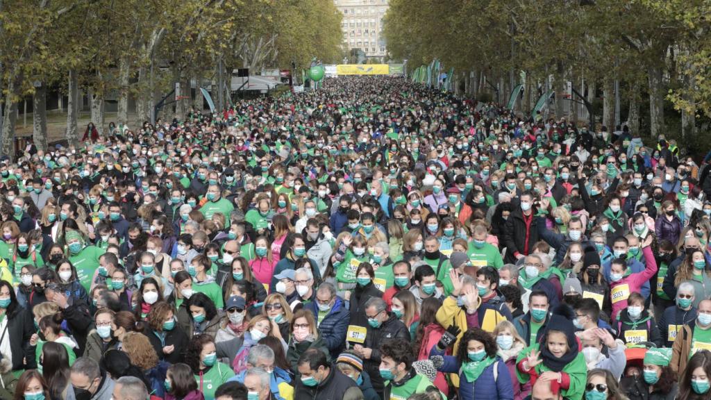 La solidaridad de Valladolid en una Marcha Contra el Cáncer anterior