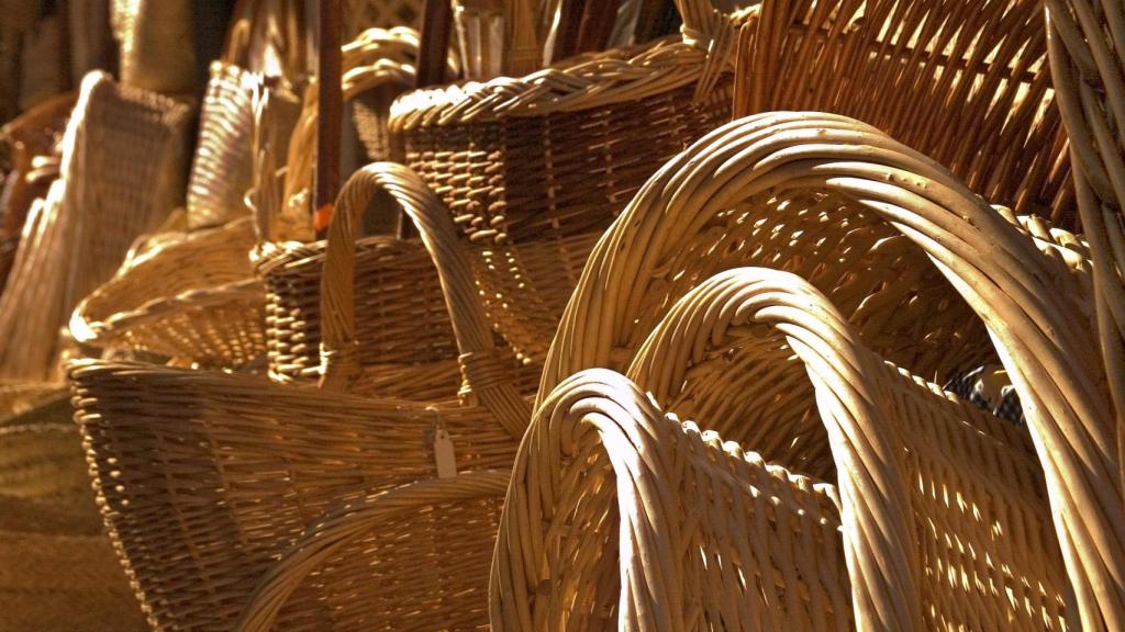Cestos fabricados en Gata de Gorgos.