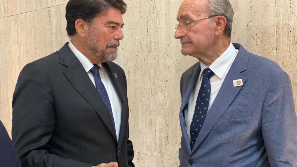 Luis Barcala, en el MACA en la jornada de movilidad.