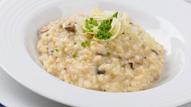 Receta de risotto de quinoa.