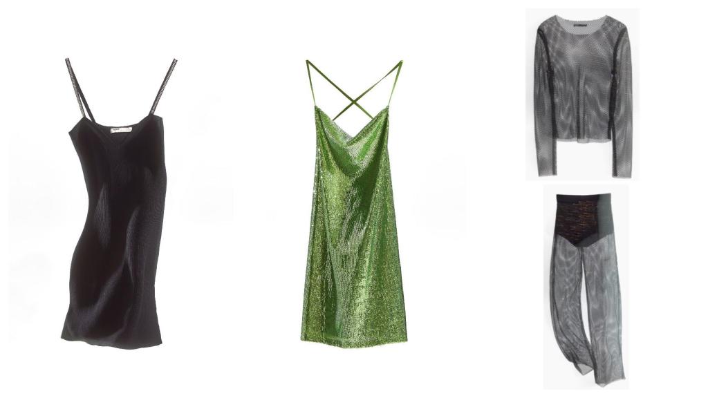 Tres de los conjuntos de Pull&Bear mencionados en el artículo.