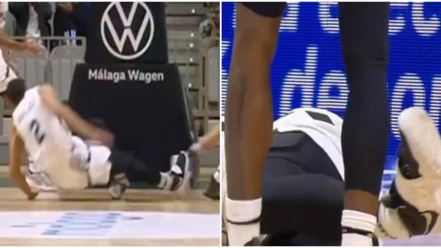 Zaccheus Darko-Kelly se lesiona en un partido contra Unicaja