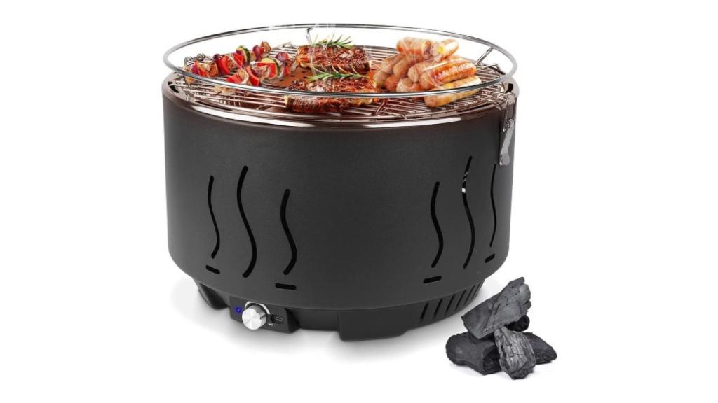 Barbacoa sin humo de Kidsnado