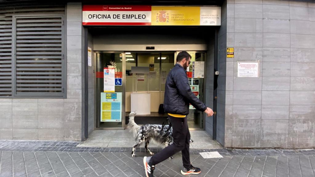 Una oficina de empleo, en Madrid.