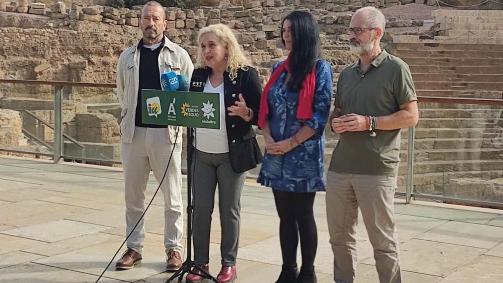 Representantes de Por Andalucía en Málaga.