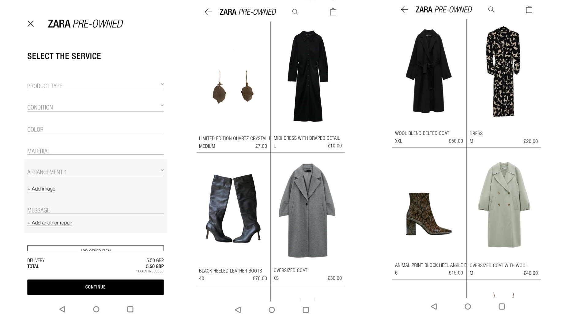 Imágenes de Zara Pre-owned, de prendas de segunda mano