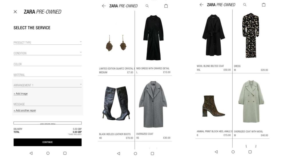 Imágenes de Zara Pre-owned, de prendas de segunda mano