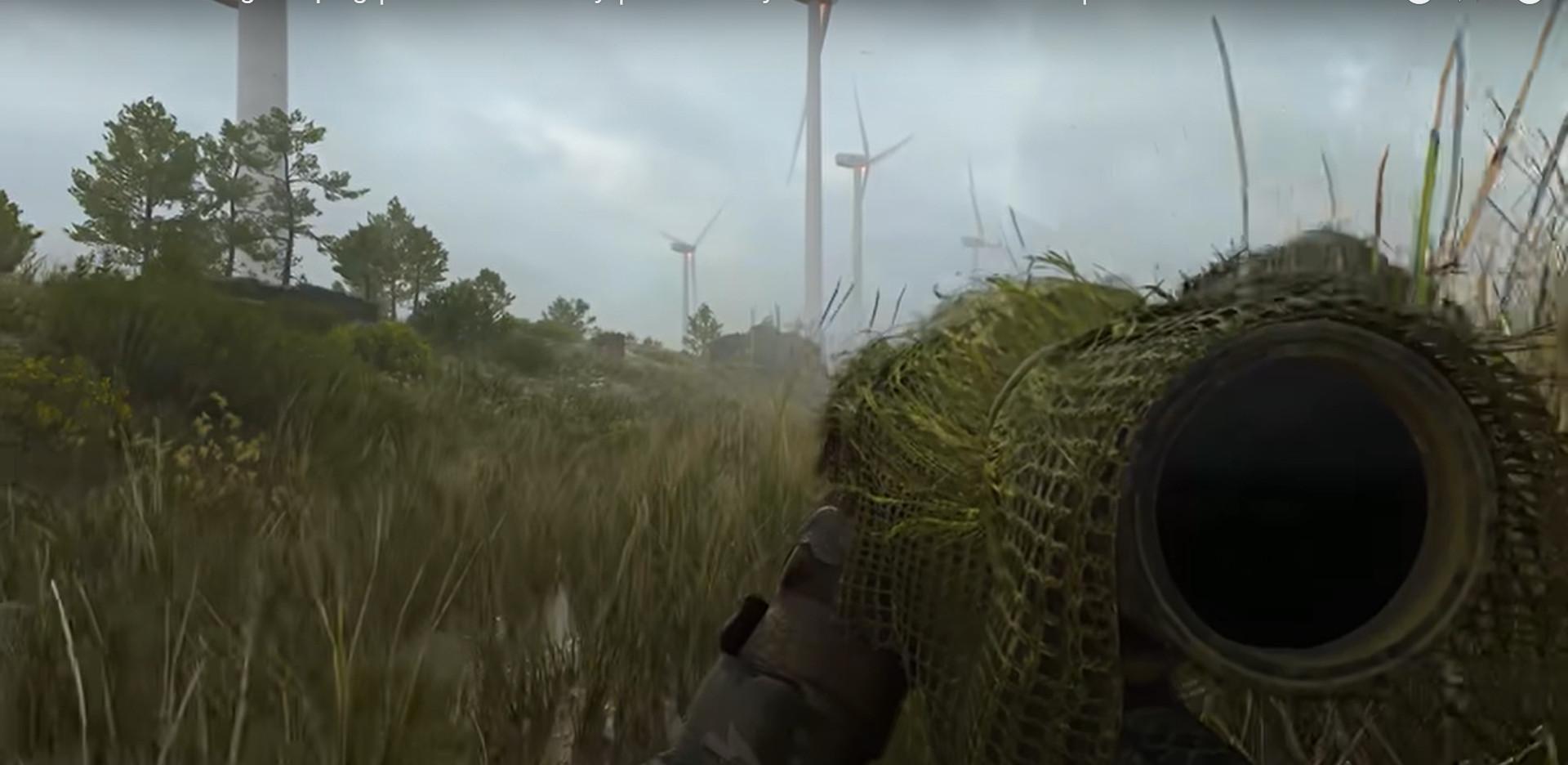 En la misión aparecen los característicos parques eólicos de Costa da Morte