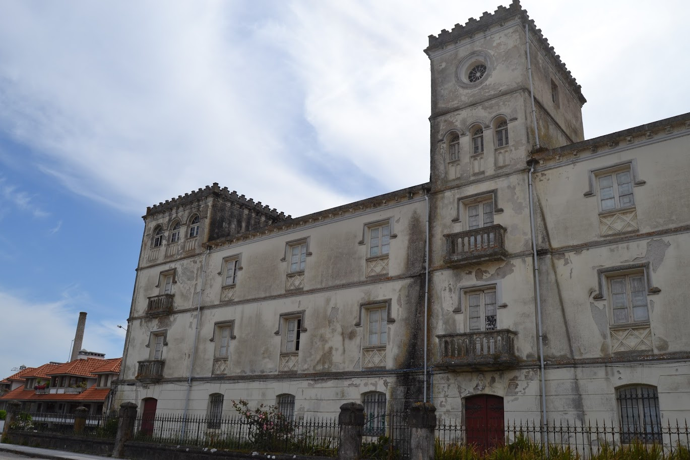 Estado de la fachada de Camposancos. Foto: Carla Vizoso